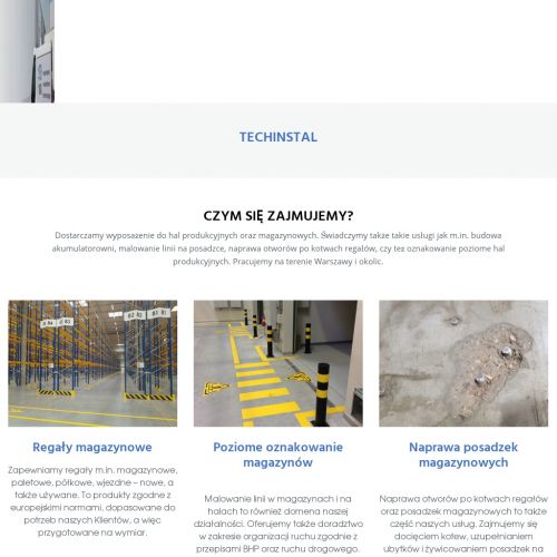 Warszawa - znakowanie magazynów