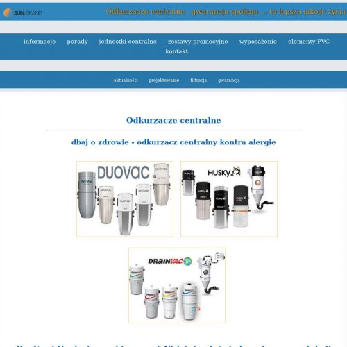 Serwis odkurzaczy centralnych w Zgierzu