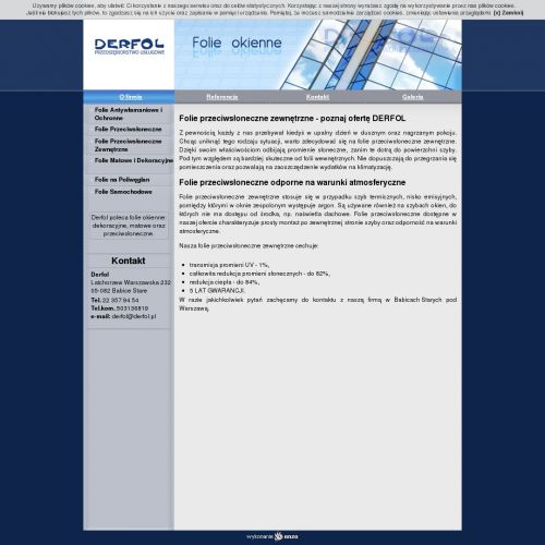 Folie okienne matowe - Warszawa