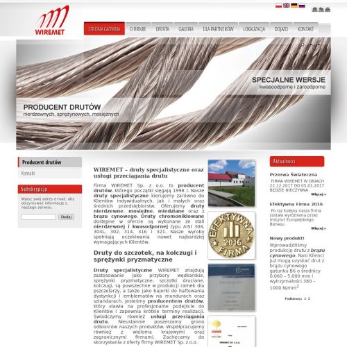 Druty sprężynowe - łódź