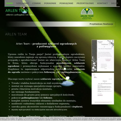 Szklarnie ogrodowe z poliwęglanu w Poznaniu