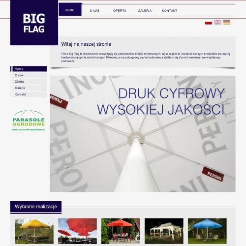 Parasole do ogródków gastronomicznych - Warszawa