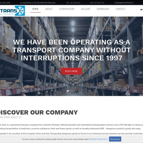 Transport ładunków benelux