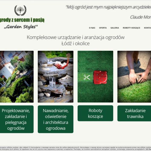 Pabianice - projektowanie ogrodów woj łódzkie