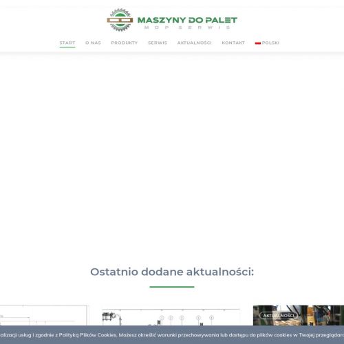 Linia do sortowania palet