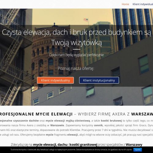 Mycie elewacji szklanych i aluminiowych Warszawa