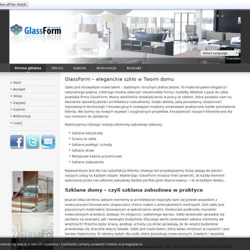 Szklane schody Katowice