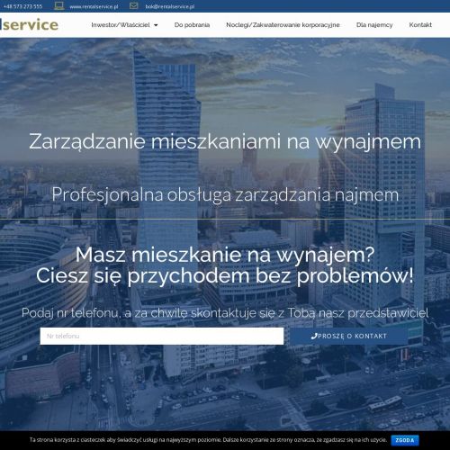 Pomoc w wynajmie w Warszawie
