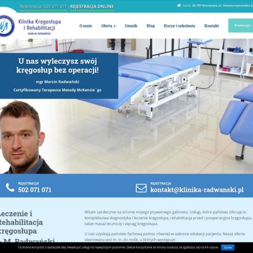 Leczenie bólów kręgosłupa metodą mckenziego w Piasecznie