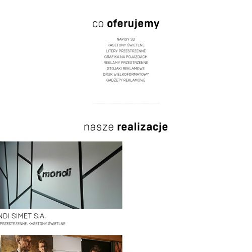 Reklama zewnętrzna - Kalisz