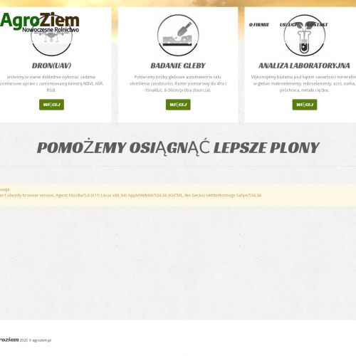 Usługi dronem dla rolnictwa w Wrocławiu