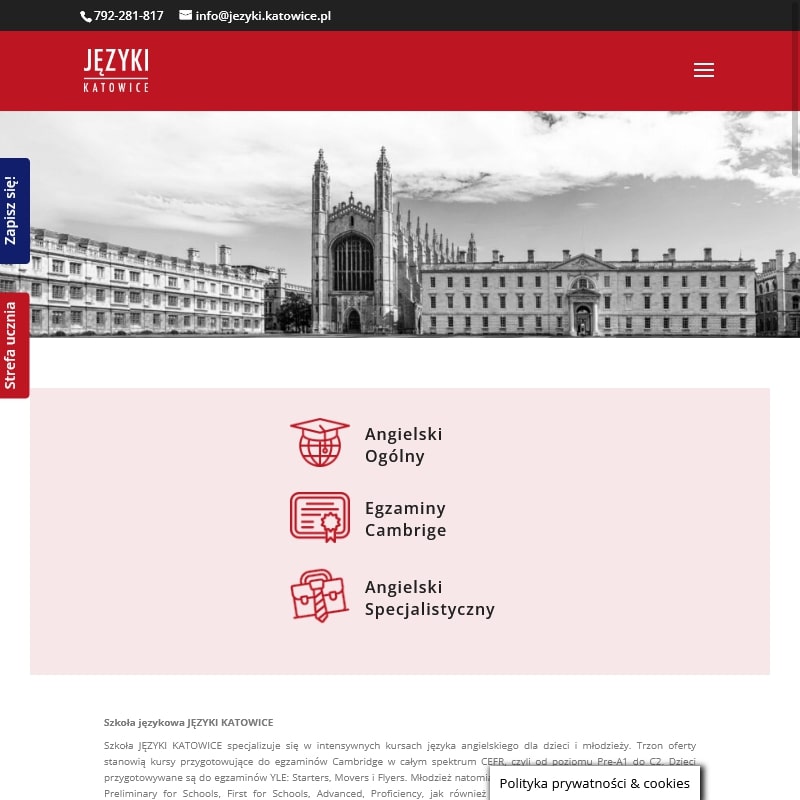 Katowice - kurs angielskiego c2