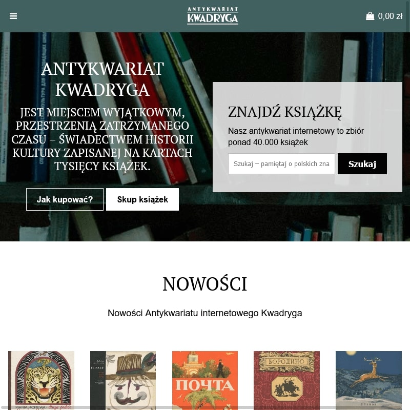 Antykwariat warszawa skup książek