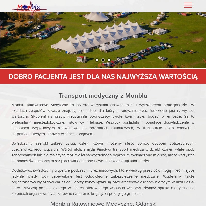 Gdańsk - mobilny punkt wymazowy