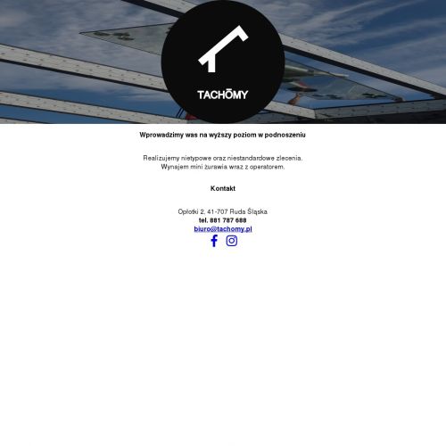 Żuraw budowlany mały