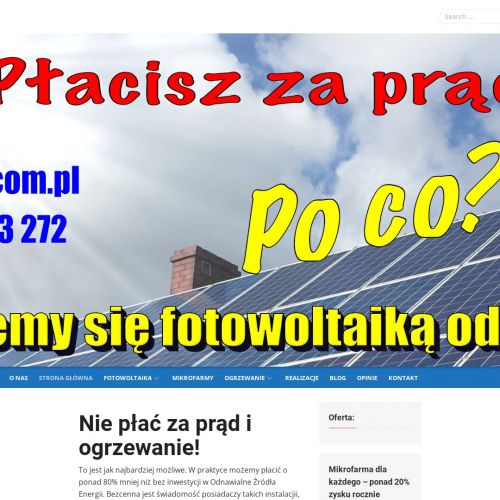 Farma fotowoltaiczna pomorskie - Wejherowo