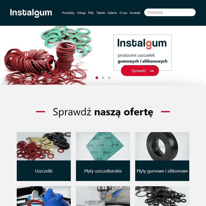 Uszczelka gumowa płaska