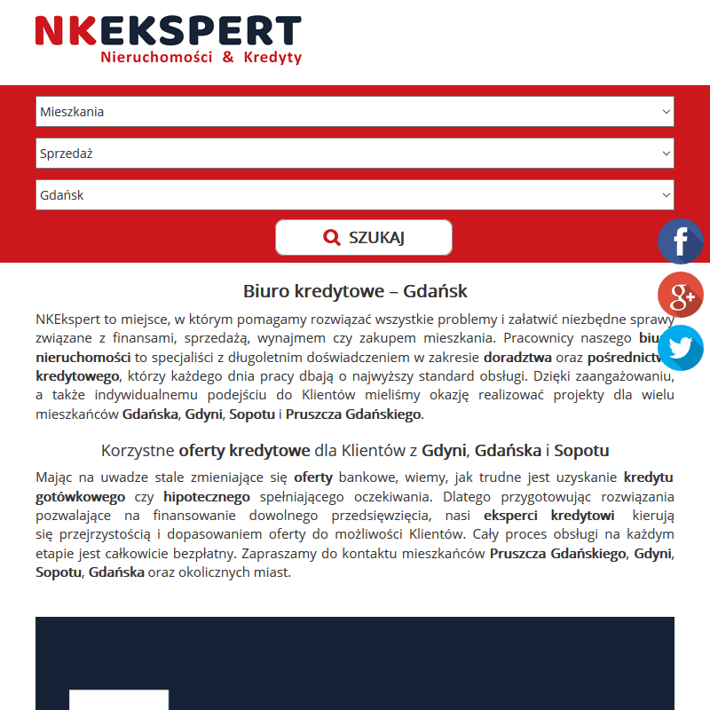 Kredyt gotówkowy Pruszcz Gdański - Sopot