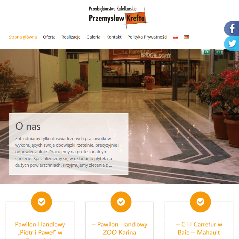 Układanie płytek w obiektach przemysłowych w Gdańsku