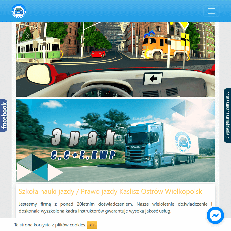 Szkoła nauki jazdy kat de w Ostrowie Wielkopolskim