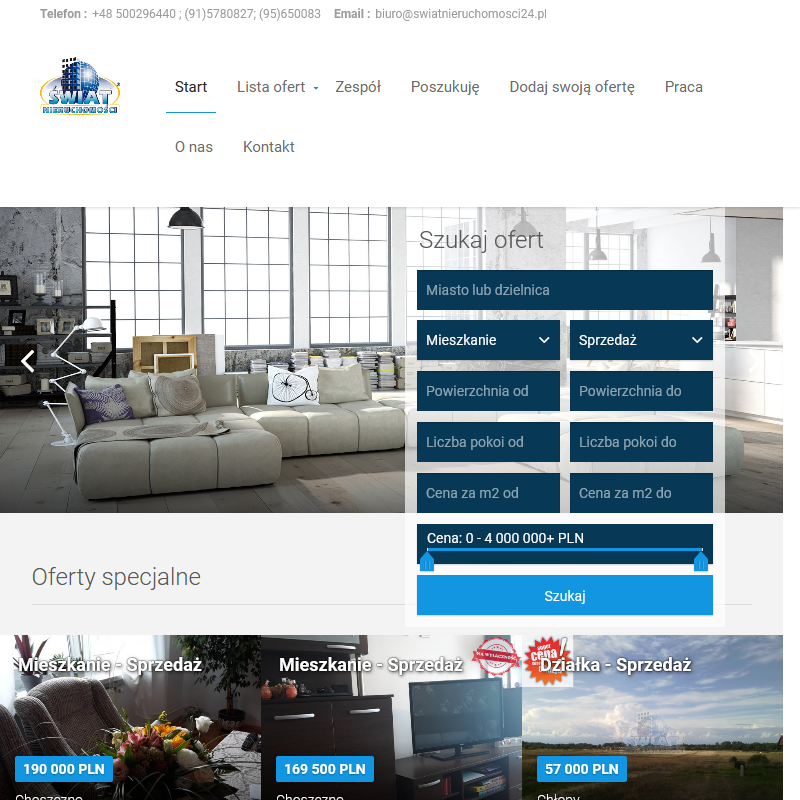 Mieszkania do remontu w Choszcznie