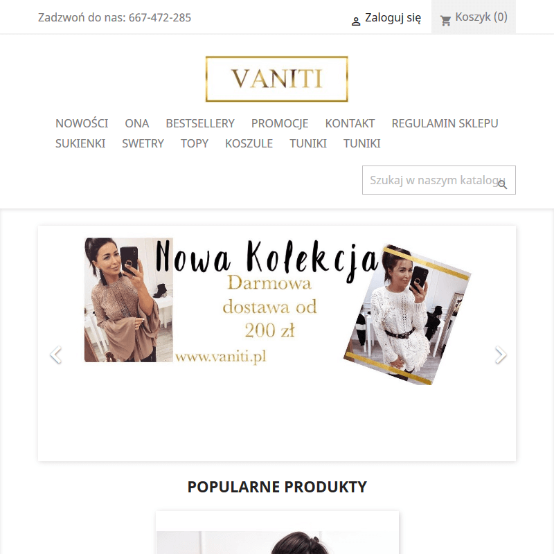 Butik z odzieżą damską - Gniezno